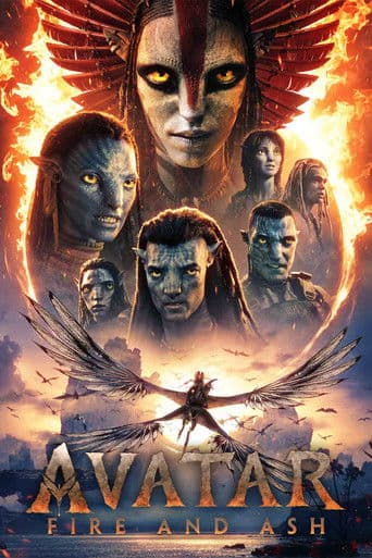 Poster for Avatar: Fire and Ash, a popular movie available on iptview4k
