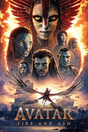 Poster for Avatar: Fire and Ash, a popular movie available on iptview4k