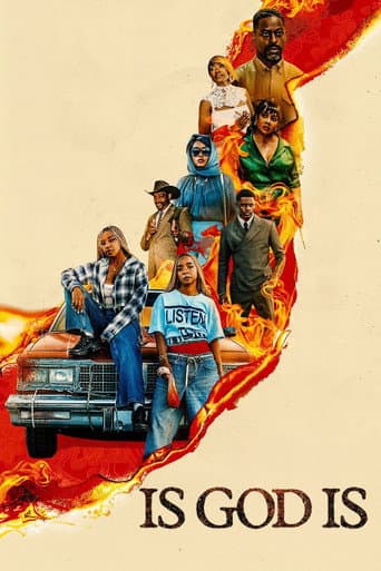Poster for Is God Is, a popular movie available on iptview4k